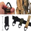 BSGB 51Pcs Tactical Gear Clip Strap Molle Web Dominators Webbing Attachments for Molle Bags Tactical Backpack Tactical Vest Tactical Belt Outdoor Hydration Tube Backpack