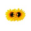 Sunflower Hair Clips Pin Sunflower Floral Hair Barrettes Yellow Sunflower Hairpins BBG55 (2 Pcs-Set)