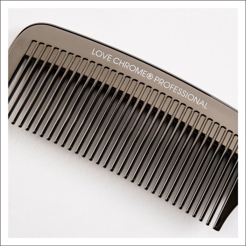 LOVE CHROME PROFESSIONAL B3 TETSUKI DEEP BLACK/Japanese artisan hair comb