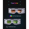 MANUSAGE True Color Welding Goggles Auto Darkening, Welding Mask Auto Darkening with 2 Sensors Shade 5-13, Welding Glasses Auto Darkening Perfect for Wearing a Hat While Doing TIG MIG ARC
