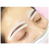 Generic Eyebrow airbrush sticker stencil disposable 6 pairs eyebrow tint stickers, White transparent