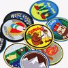 Winrase 9pcs Outdoor Round Camper Iron on Patches Embroidered Motif Applique Decoration Sew On Patches Custom Patches for DIY Jeans,Jacket,Clothes,Bag,Backpack,Cap,Arts Craft Sew Making (Camper 9pcs)