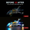 DALDED LED Lighting Kit for Lego DREAMZzz Mr. Oz's Spacebus, LED Light Compatible with Lego 71460 Building Block Models (Not Include Lego Set)