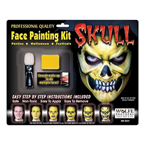 WMU Skull Makeup Kit Wolfe Bros