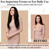 Full Shine Sew in Hand Tied Weft Hair Extensions Weft Extensions Human Hair Remy Human Hair Dark Brown Wefts Brazilian Hair For Women Invisible Weave Color #2 60 Gram 22 Inch