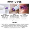Jutqut Body Glitter Stick, Chunky Glitter Gel for Face Body Hair, Face Glitter Gel Makeup, Sparkling Holographic Mermaid Sequins Paint, Waterproof Multiuse Makeup Glitter Face Paint, 06#Silver