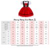 Dressy Daisy Little Red Riding Hood Fancy Dress Up Costume Set with Cloak Cape for Kids Girls Size 10-12