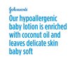 Johnson's Moisturizing Pink Baby Lotion with Coconut Oil, Hypoallergenic, 16.9 fl. oz