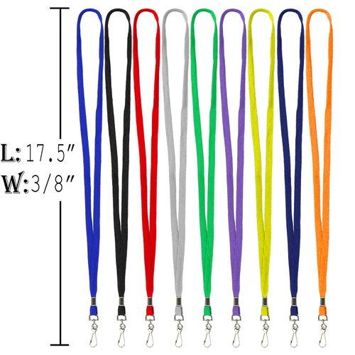 Ollain Badge Lanyards Flat Lanyard Swivel Hooks Durably Neck Bulk lanyards with Clip