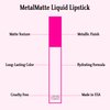 Gerard Cosmetics Metal Matte Liquid Lipstick Cherry Bomb | Matte Red Lipstick with Metallic Finish | Long Lasting Liquid Matte Lipstick with Hydrating Ingredients | Cruelty Free & Made in the USA