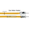 LASCO 10-1223 Flexible Coated Gas Water Heater Supply Line, 18-Inch, 1/2-Inch OD Connector with 1/2-Inch MIP X 1/2-Inch FIP Fittings , Yellow
