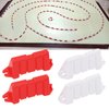 VBESTLIFE 120Pcs RC Drift Race Road Barrier Plastic DIY Racing Track Road Barrier for RC Car Track Installation