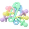 Bonka Bird Toys 2197 Pk2 Paci Pin 3" Long by 1.75" High Medium Parrot Foot Talon Cage Toy, Conure, Quaker, Ringneck, and Similar Sized Birds