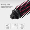 Curling Iron Brush, Folding Electric Hair Curler Heated Curling Wand Styler Hot Comb Brush Ceramic Coating Portable Hair Dressing Beauty Tool for Home Professional Salon(American