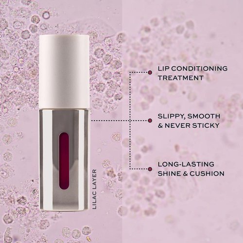 MAKE Serum Balm – Hydrating Lip Oil Treatment – Softening, Smoothing and Plumping Lip Cream – All Day Comfort, Gloss and Shine,Pink Cerise 0.15 Oz