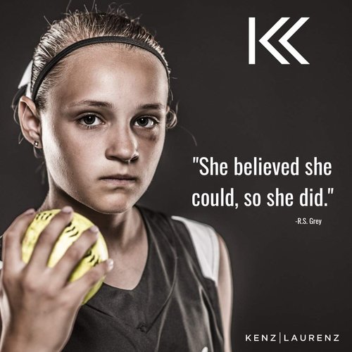 Kenz Laurenz Softball Bow Gifts - for Girls Team Yellow Red Stitching Ribbon to Match Bag Socks Pants Cheer Ponytail Holder Cheerleading Cheap Hair Bow Blanks to Custom (Softball Bow 1)