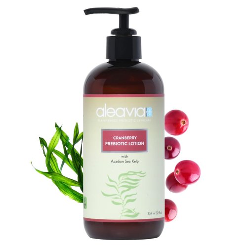 Aleavia Cranberry Prebiotic Body Lotion – Lightly Scented, All-Natural Moisturizing Seasonal Body...