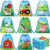 24 Pcs Farm Animal Party Favor Bags 5 x 7 Inch Small Farm Animal Drawstring Bags Farm Birthday Gift Bag Farm Animal Candy Treat Bags Barnyard Gift Bags for Farm Baby Shower Birthday Party Supplies