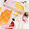 GXSOVSO Ice Cream Bar Banner, Summer Ice Cream Party Decor, NO-DIY Ice Cream Garland, Ice Cream Party Decorations, Ice Cream Decor for Kids
