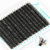 LinShow 280pcs Cluster Lashes False Eyelashes Extension 30D/40D/50D Mix 9-16mm 0.07mm C/D Curl DIY Individual Lashes Russia Volume Soft Natural Lashes Self Application (40D C Curl, Mix9-16mm)