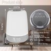 winshine Touch Wake Up Night Light with Sunrise Simulation Alarm Clock, 3 Ways Dimmable Warm White Bedside Lamp for Kid Bedrooms RGB Ambient Table Nightstand Light,Sleep Aid Snooze Timer Mode