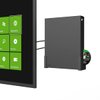 Monzlteck Wall Mount for Xbox One X (Not Fit for One Original)，All Metal Vertical Hanging On Wall with Power Botton Left/Right,Wall Shelf Bracket for X1X