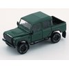 Defender 110 Pickup Truck Green with Extra Wheels 1/64 Diecast Model Car by BM Creations 64B0197