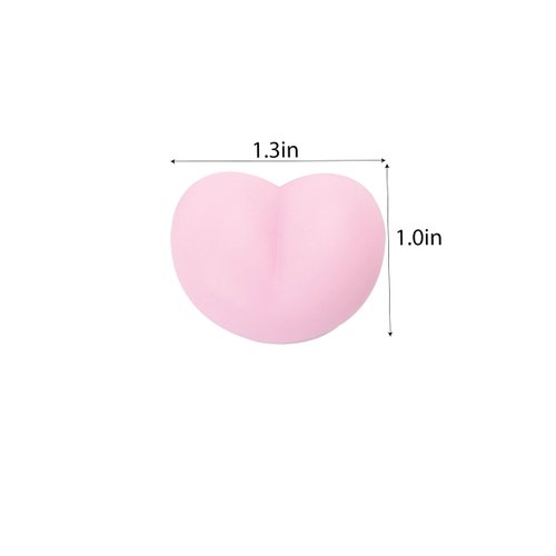 12 Pcs Mini Soft Squeeze Funny Novelty Squishy Animals Squeeze Tricky Gifts Stress Relief Birthday Gifts for Adults (12pcs Butt), 5x3x2.5cm