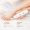 MelodySusie Professional Manicure Pedicure Kit,PC650E Pedicure Tools for Feet,Cordless Electric Nail Drill with 20 Speeds, Rechargeable Nail File for Thick Nails Toenail Cuticle Grinder with LED Light