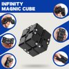 Fidget Spinner Pad Controller Infinity Cube Flippy Roller Chain Toy Pack for Adults, Metal Finger Hand Spinners Sensory Toys Cool Gadget Stress Anxiety Relief Birthday Gift Party Favor