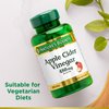 Nature's Bounty Apple Cider Vinegar 480mg Pills, Vegetarian Supplement Plant Based, 200 Tablets