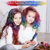 10 Color Temporary Bright Hair Chalk Comb Set - 8 9 10 11 12 year old girl Birthday Gifts Halloween Costume Cosplay Party Favors for Girls Kids Adults