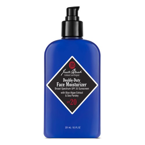 Jack Black Double-Duty Face Moisturizer, 8.5 Fl. Oz – SPF 20 Sun Protection, Long Lasting Hydrati...