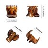 DIMUGE 45 pcs Brown Mini Hair Clips for Women and Girls 1/2 Inch Tiny Claw Clips Holder Hair Back, Clamp Bangs, Durable Strong Grip Non-slip Small Hair Clips.