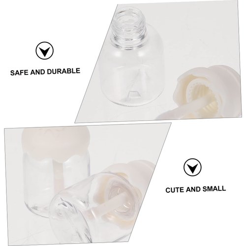 20pcs Milk Bottle Lip Gloss Tube Empty Lip Gloss Tube Lip Color Container Lipstick Tube Refillable Bottles Lip Gloss Sub Packaging Tube Lip Gloss Bottle Plastic Bottles
