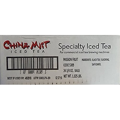 China Mist, Passion Fruit Black Loose Tea Bags, 24 - 3/4 oz