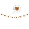 Bear Theme Happy Birthday Banner with Cute Bear Banner, Bday Party Pennant Decor, Wild One Woodland Bear First Birthday Party Supplies