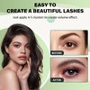 Lash Clusters 96pcs Individual Lashes Y24 D Curl 10-18MIX Eyelash Clusters KEYYOU Volume Wispy Lash Extension Soft&Comfortable Easy DIY at Home(Y24,D-10-18MIX)
