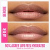 Maybelline New York Lifter Gloss Hydrating Lip Gloss with Hyaluronic Acid, Gummy Bear, Sheer Light Pink, 1 Count