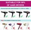 Collapsible Silicone Hair Dryer Diffuser - Travel and Easy Storage - Fit Nozzle Diameter D-1.575Inch to 1.968 Inch (4-5cm) KingKam-Pink