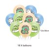 Turtle Birthday Party Decorations Supplies with Happy Birthday Banner, Cake Topper, Cupcake Toppers, Latex Balloons, Ribbons, Sea Turtle Blue for Baby toddler Kids Boy shower Birthday Decorations
