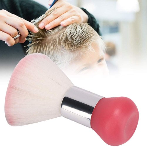 Neck Duster Neck Duster Brush, Broken Hair Sweep Brush with Abs Handle, Barber Shop And Salon Nylon Shaving Brush for Face And Neck ()