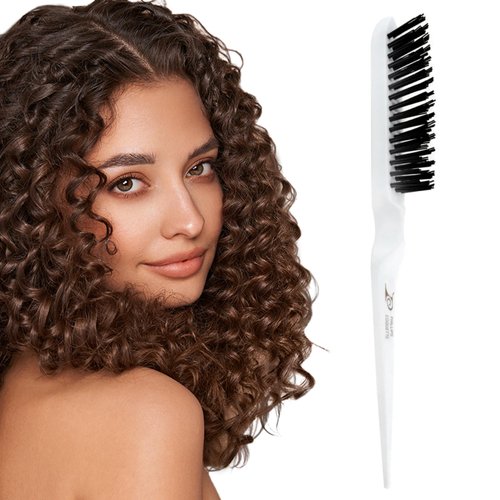 Curl Keeper Root Brush for Hair - Hair Styling Brush with Strong Flexible Nylon Bristles Prevents Snags, Creates Volume & Lift for Curly and All Hair Type - Gentle on Scalp Hair Accessories