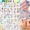Summer Kids Tiny Temporary Tattoos, 60 Sheets Waterproof Cute Tattoo Stickers for Girls Women, Small Fake Tattoos for Party Favors Supplies Gifts