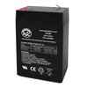AJC Battery Compatible with Chloride Power 100-001-0224 6V 4.5Ah Emergency Light Battery