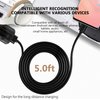 Fast Car Charger USB C Charging Cable Cord Wire for Nokia 2780 Flip, Nokia XR20 5G X100 G10 G20 G50 T10 T20 G300 8V C100 C200 2760, Nokia 3.4 5.3 5.4 6.1 6.2 7.2 8.3 9 Phone & More USB-C Port Charger