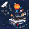 CAXIMSY Solar System Model Building Blocks Sets Earth Moon and Sun Orrery Toy Educational Toys for Science Experiments Learning Kits 775 Pieces Gift for Kids