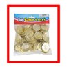 100 Pcs Plastic Gold Coins - Mega Novelty Pack - St. Patricks Coin Great For Kids, Toddlers, Games, Teachers