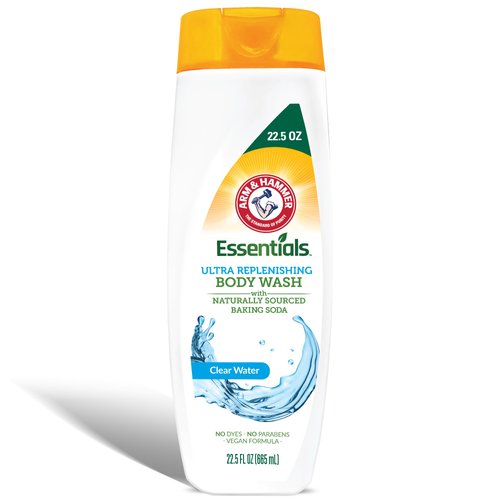 Essentials Body Wash Women Moisturizing - Clear Water 22.5oz Womens Body Wash - Non Toxic Body Wash - Shower Essentials for Women