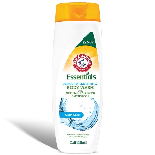 Essentials Body Wash Women Moisturizing - Clear Water 22.5oz Womens Body Wash - Non Toxic Body Wash - Shower Essentials for Women